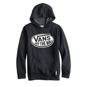 Vans® Off the Wall Logo Graphic Hoodie Boys L New